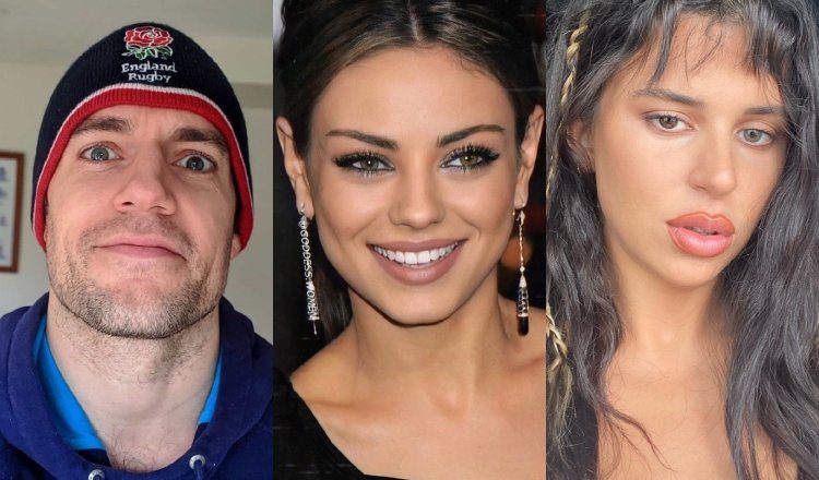 Henry Cavill, Mila Kunis y Nathy Peluso. Instagram