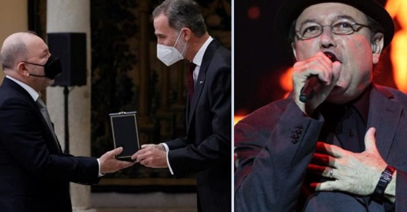 Rubén recibió ayer la distinción. EFE/Archivo