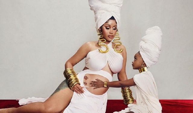 Cardi B y su hija, Kulture, quien está próximo a cumplir 3 años. Foto: Instagram