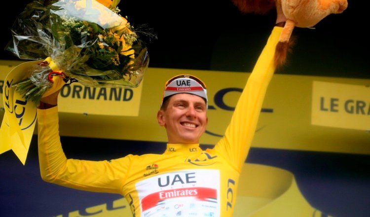 Tadej Pogacar es el defensor del título del Tour. Foto: EFE