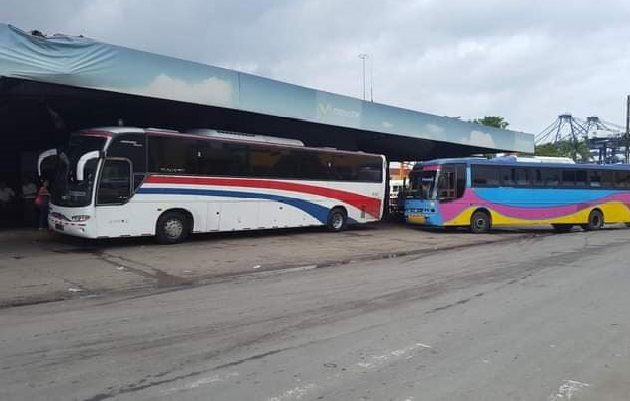 La terminal de transporte en Colón presenta un deterioro en sus estructuras. Foto: Diomede Sánchez