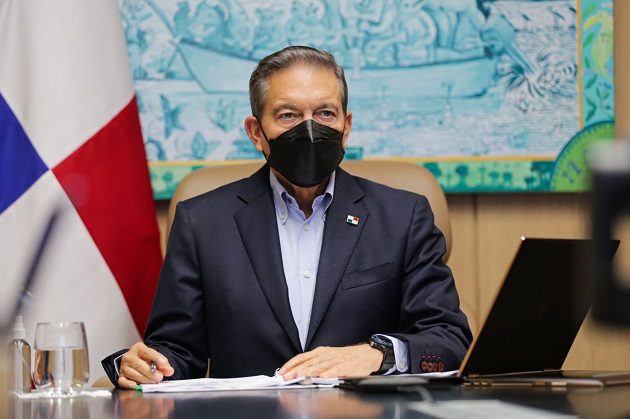 El presidente Laurentino Cortizo participó hoy de manera virtual en el Diálogo de Alto Nivel sobre  Acción Climática en las Américas.  Foto: Cortesía @NitoCortizo