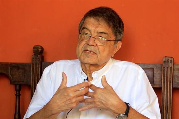 Fotografía del 31 de enero de 2020 del escritor y exvicepresidente de Nicaragua, Sergio Ramírez. Foto: EFE