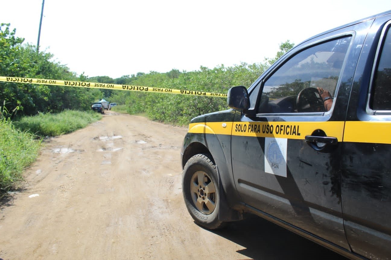 El lugar fue acordonado mientras se realizaban las investigaciones de rigor. Foto: Thays Domínguez 