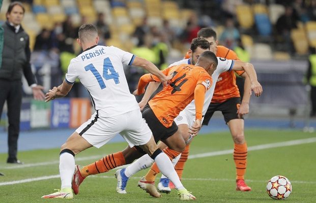 Shaktar e Inter de Milán terminaron empatados sin goles. Foto: EFE