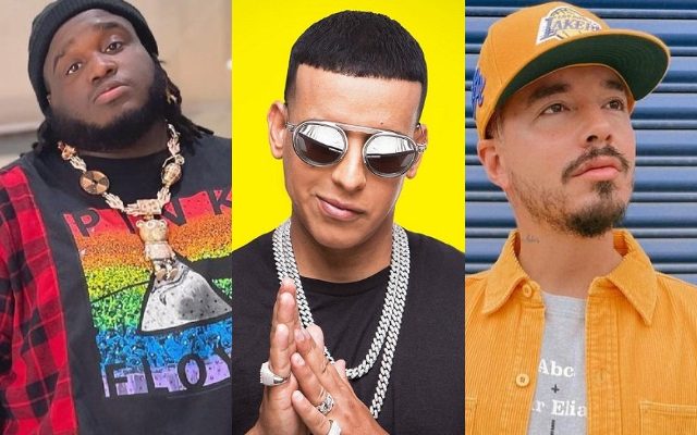 'Sech', Daddy Yankee y J Balvin. Fotos: Archivo