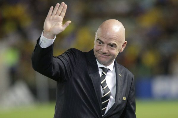 Gianni Infantino, presidente de FIFA. Foto:EFE
