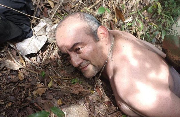 Dairo Antonio Úsuga David, alias "Otoniel", fue capturado en la zona rural de El Totumo. Foto: Redes sociales