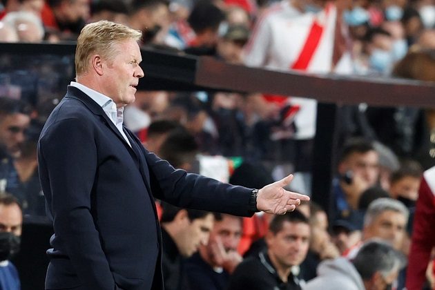 El club azulgrana agradece al preparador neerlandés Ronald Koeman "los servicios prestados". Foto: EFE