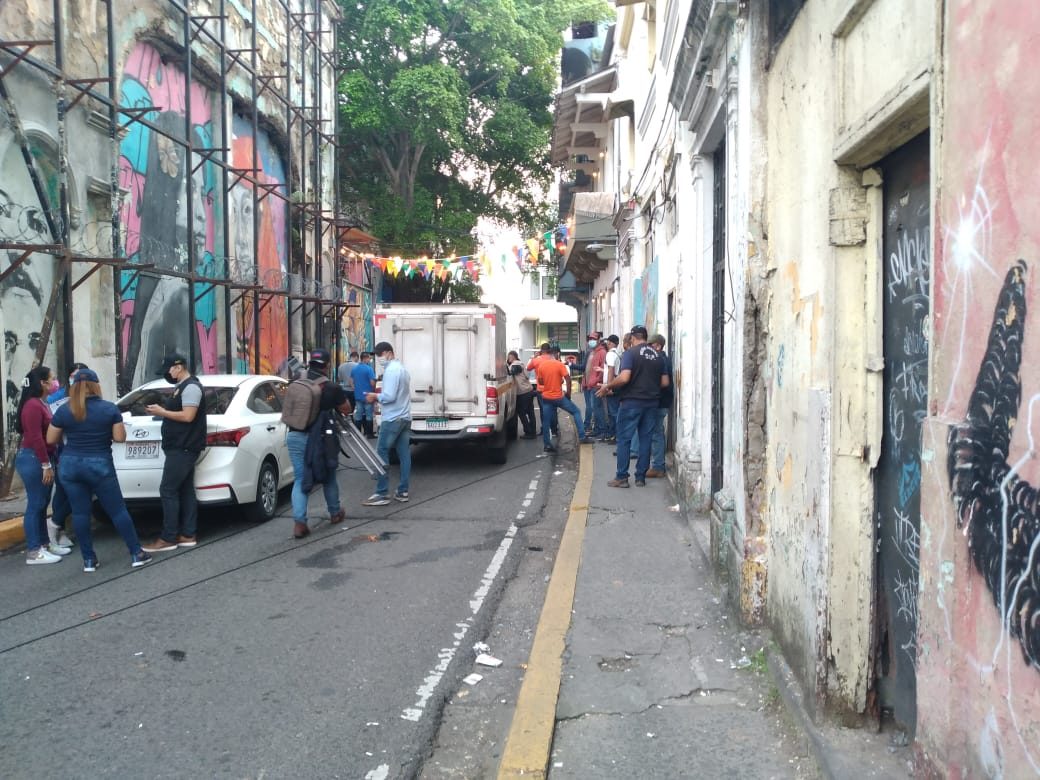 La balacera se registró en la discoteca Espacio Panamá de Calle 12, Santa Ana. Foto: Alberto Pinto