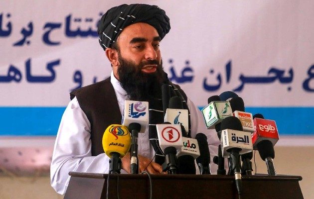 "Queremos restaurar nuestras relaciones diplomáticas", es el llamado de los Talibanes a Estados Unidos. Foto: EFE