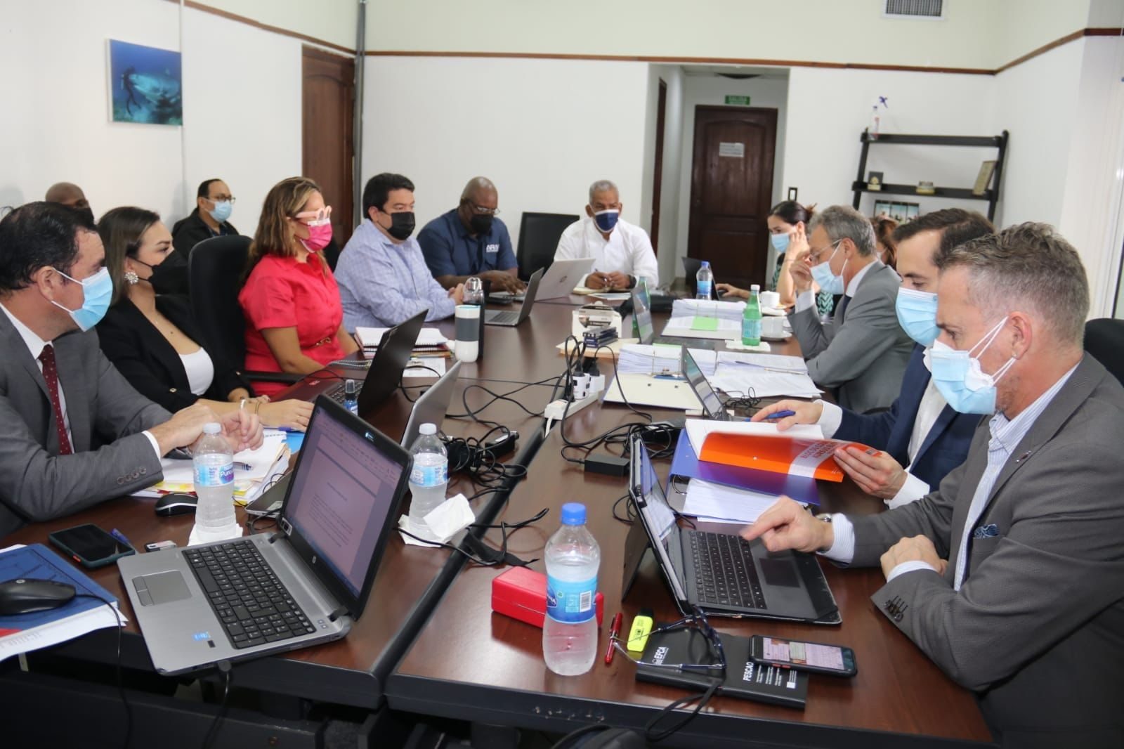 La reunión con la misión de la Union Europea ((DG Mare) será hasta el próximo viernes. Foto: Cortesía ARAP