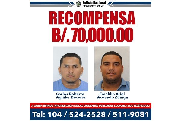 Carlos Roberto Aguilar Becerra y Franklin Ariel Acevedo son cabecillas de la organización criminal "Los HP".