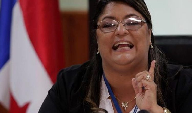 Tania Sterling, fiscal del Ministerio Público.