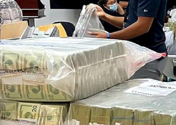 Los cerca de $10 millones incautados al Clan del Golfo en Panamá demuestra su poderío. Foto: Cortesía Senan