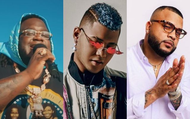 'Sech', 'El Boza' y Dímelo Flow. Fotos: Archivo