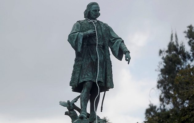 La figura de Cristóbal Colón aún genera debate.  Foto: EFE