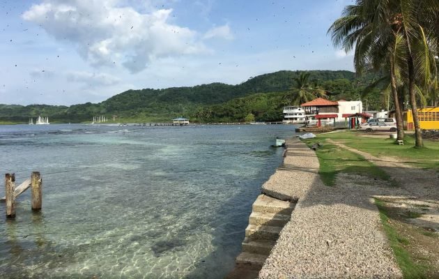 El cadáver se encontraba en un sector del corregimiento de Cacique, distrito de Portobelo, lugar donde el hoy occiso vivía. Foto. Diomedes Sánchez