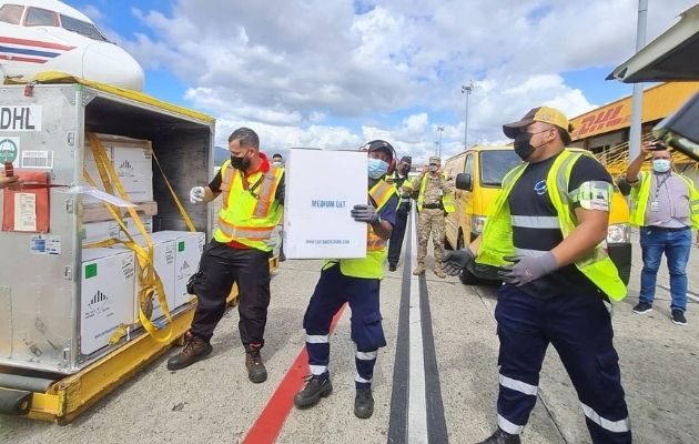 El nuevo embarque llegó este martes al Aeropuerto Internacional de Tocumen. Foto: Cortesía 