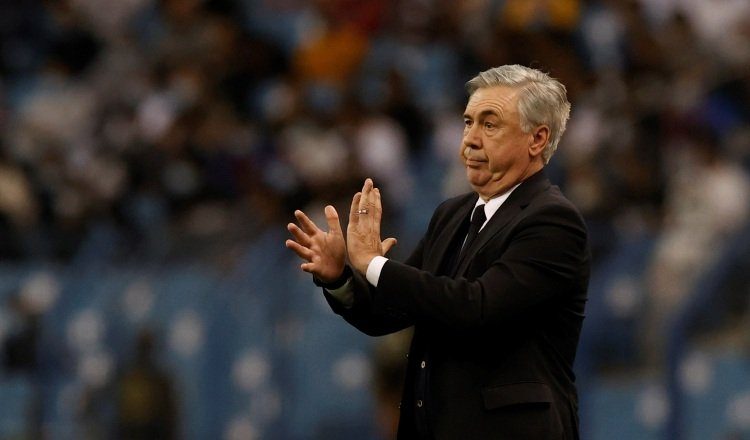 Carlo Ancelotti, técnico del Real Madrid. Foto:EFE