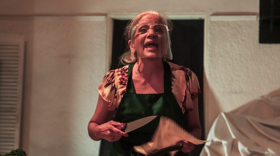 Mariela Aragón Chiari muestra su lado más esotérico a la hora de hacer teatro. Foto: Cortesía