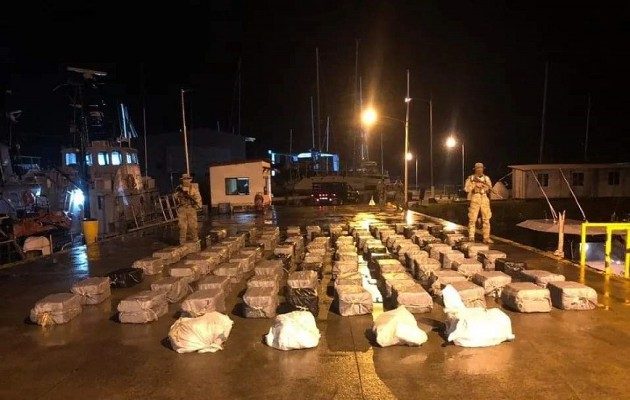 Los colombianos transportaban  2,889 paquetes de estupefacientes. Foto: Diomedes Sánchez