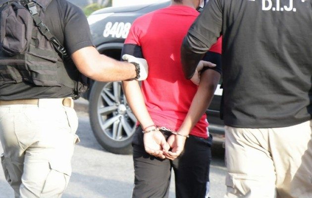 Presuntos pandilleros capturados en la Operación Corintios. Foto: Cortesía Ministerio Público