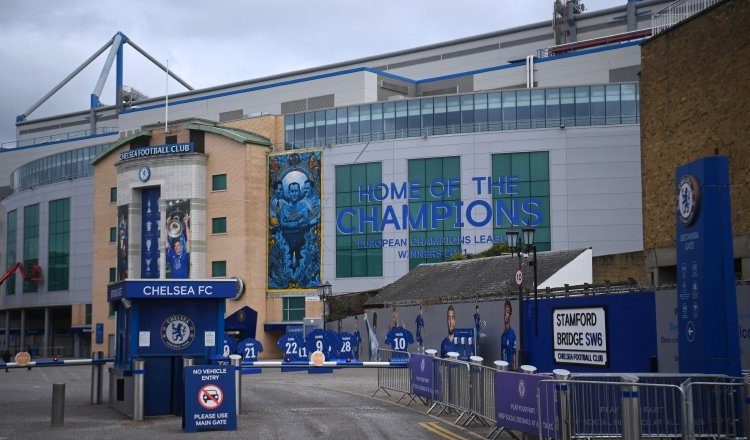 Vista de los terrenos del Chelsea de la Premier League en venta. Foto:EFE
