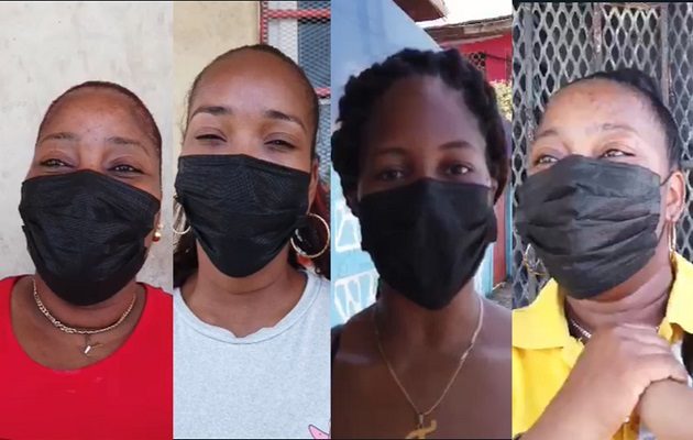 Las madres de familia le piden a Cortizo que se ponga la mano en el corazón.
