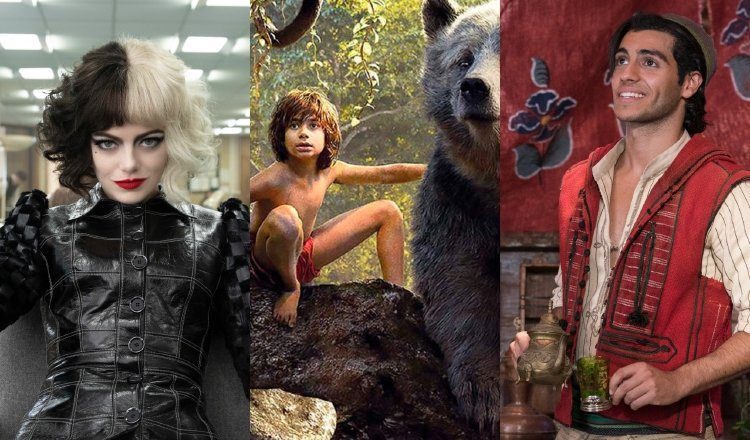 'Cruella', 'El libro de la selva' y 'Aladdín' son algunas de las adaptaciones de acción real que ha realizado Disney. EFE