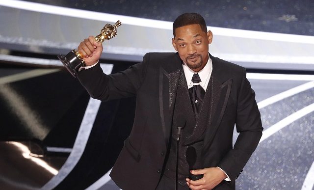 Will Smith ganó como 'Mejor actor'. Foto: EFE / EPA / ETIENNE LAURENT