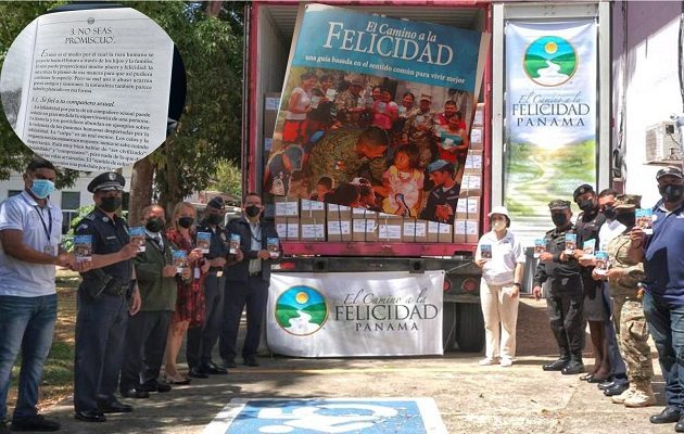 El Ministerio de Seguridad usa los libros como  apoyo al trabajo preventivo. Foto: MinSeg