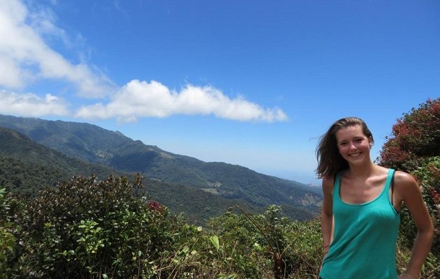 Lisanne Froon en una de las fotos  encontradas en su cámara.