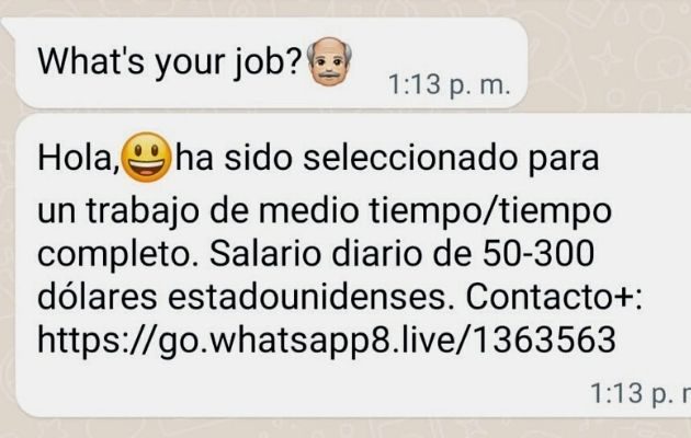 Oferta de empleos llegan a cientos de clientes de los operadores de telefonía móvil en Panamá. Foto: Cortesía