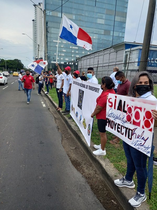 El proyecto se había convertido en una aspiración para el sector transportista, que realizó manifestaciones para que fuera sancionado. Foto: Francisco Paz