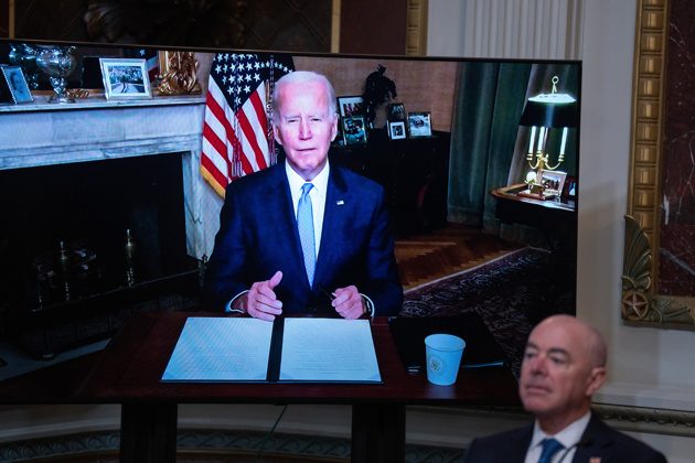 El resultado del referéndum sobre el aborto en Kansas es una señal, dijo Joe Biden. Foto: EFE