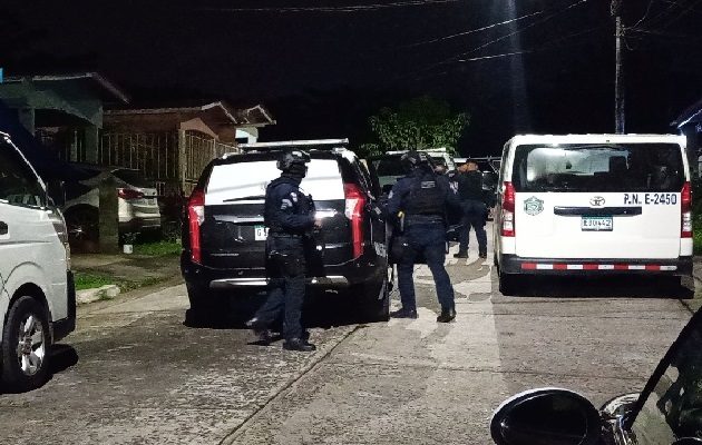 Para este operativo fueron desplegadas varias unidades de las Fuerzas Especiales de la Policía Nacional. Foto. Eric Montenegro
