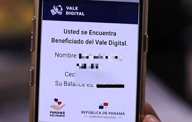 El Vale Digital se entregará hasta diciembre. Foto: Cortesía