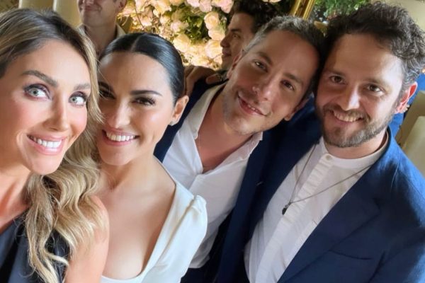 Anahí, Maite Perroni, Christian Chávez y Chistopher Uckermann. Foto: Instagram / @christianchavezreal