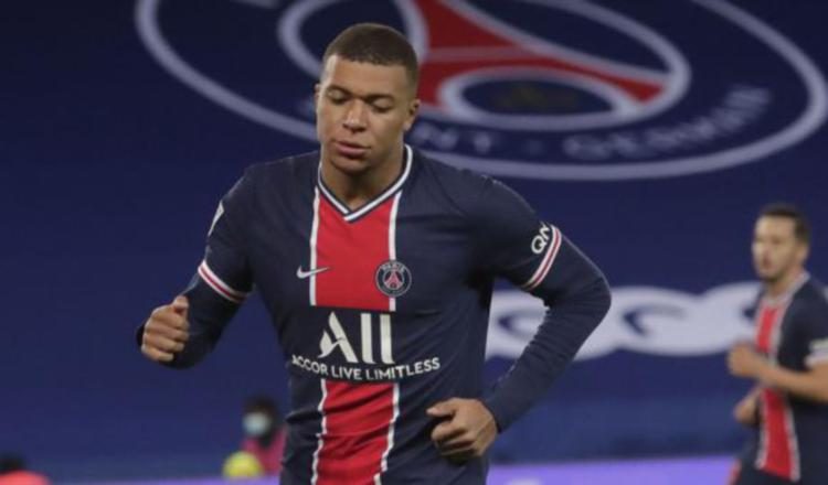 Kylian Mbappé del PSG de Francia. Foto: EFE