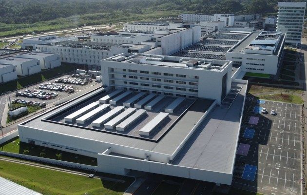 Falta 5% para completar el proyecto Ciudad de la Salud. Foto: Cortesía