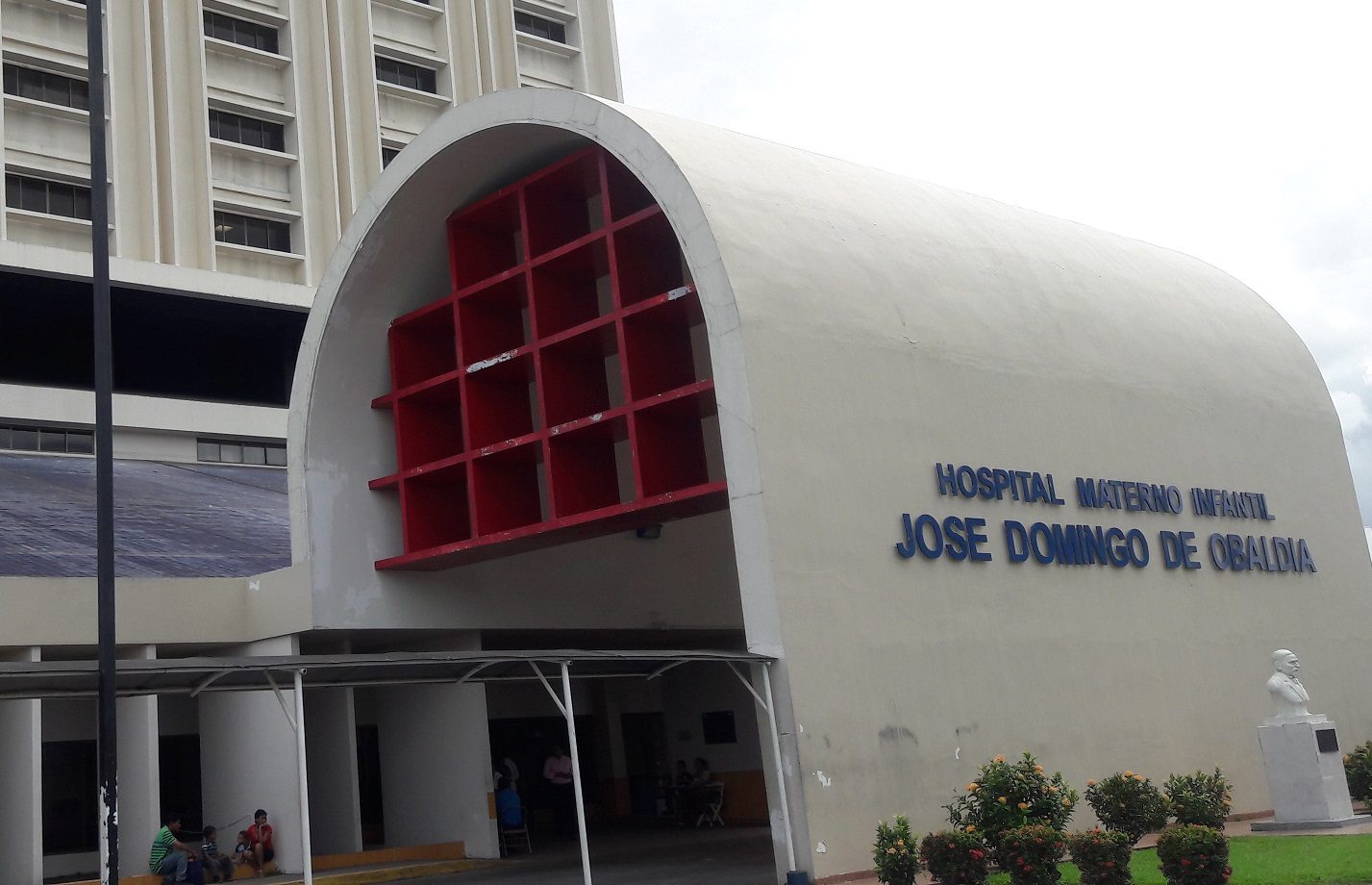 En el hospital José Domingo de Obaldía en David, fueron atendidos los menores. Foto: José Vásquez 