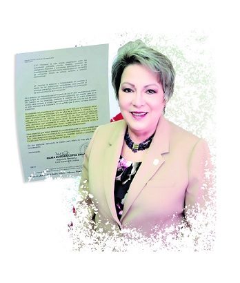 María Eugenia López, presidenta de la Corte Suprema de Justicia. Archivo.