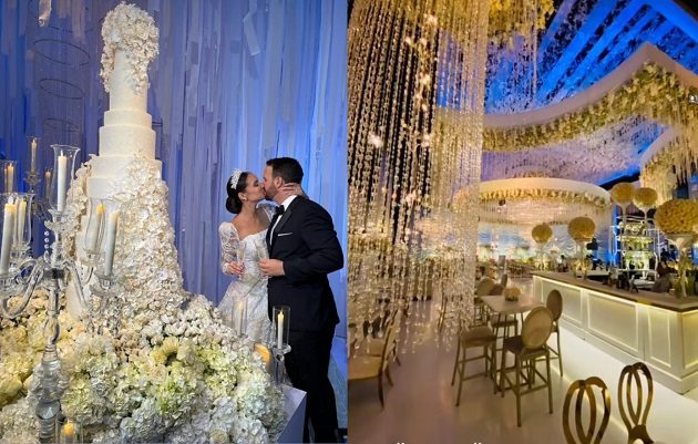 En la ceremonia sobró el lujo y esplendor.