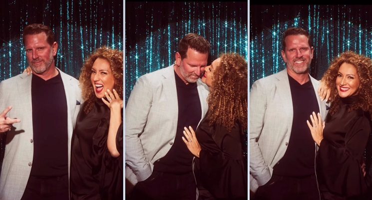 Erika Ender cin su prometido. Foto: Instgram
