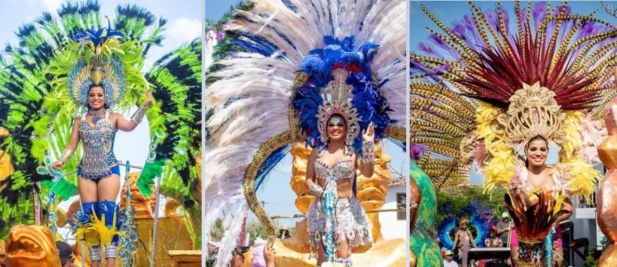 Kristal Elisa Torres Bernal, Calle Arriba durante los culecos. Fotos: IG @callearribadesc23