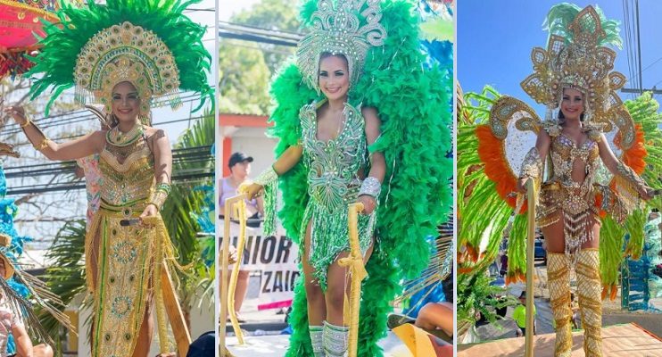 Noemí Liseth González Alonzo, Calle Abajo durante los culecos. Foto: IG @calle_abajo_de_san_carlos