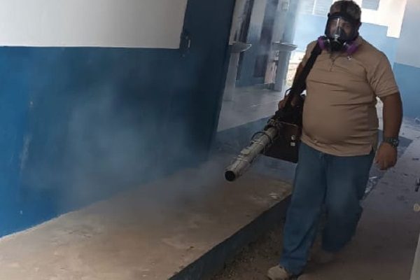 se efectuarán jornadas de nebulización en la semana previa al inicio de clases, con el fin de evitar la presencia del mosquito Aedes aegypti. Foto. Archivo