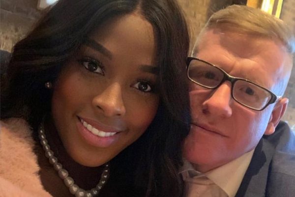 Milka Rodríguez y su esposo. Foto: Instagram / @milkarodriguezr