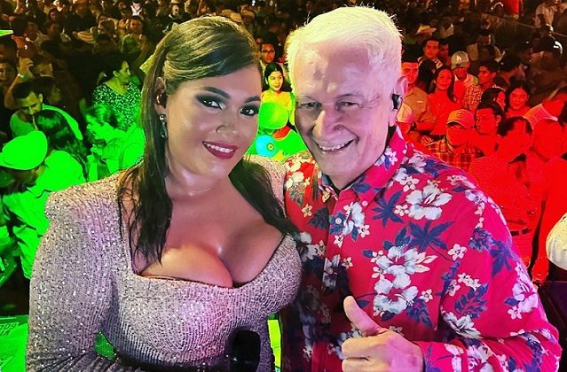 Angélica de la Cruz y Ulpiano Vergara. Foto: @ulpianovoficial